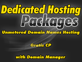 Popularly priced dedicated server packages